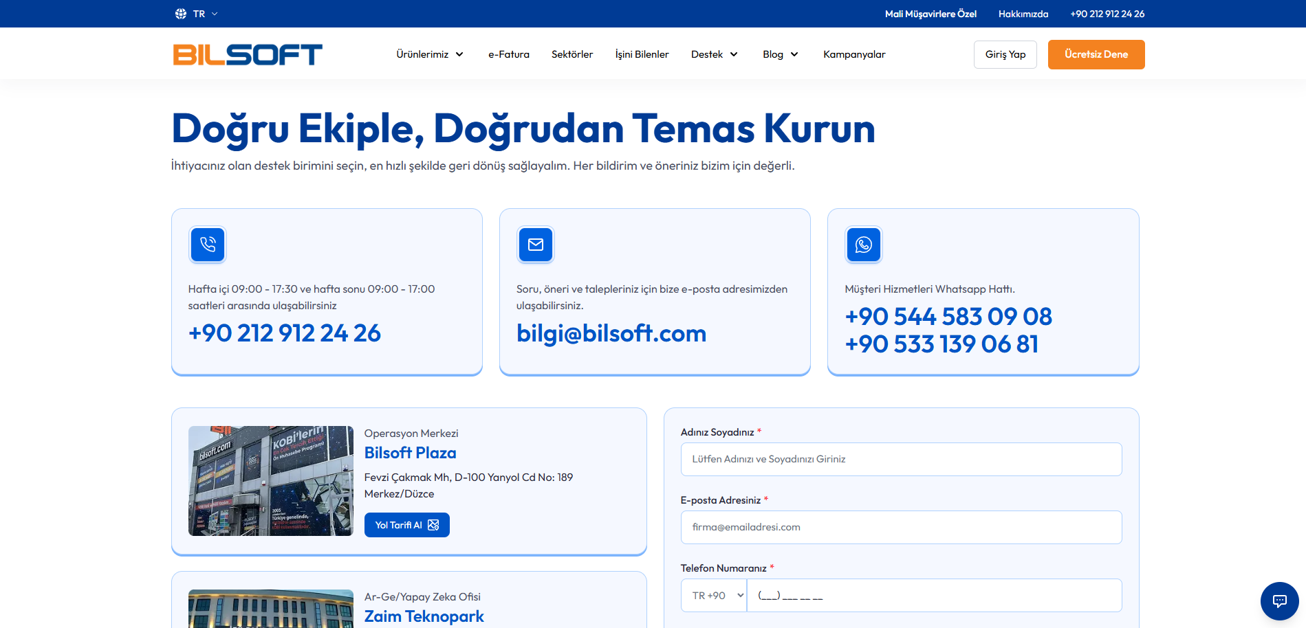 Bilsoft.com screen 3
